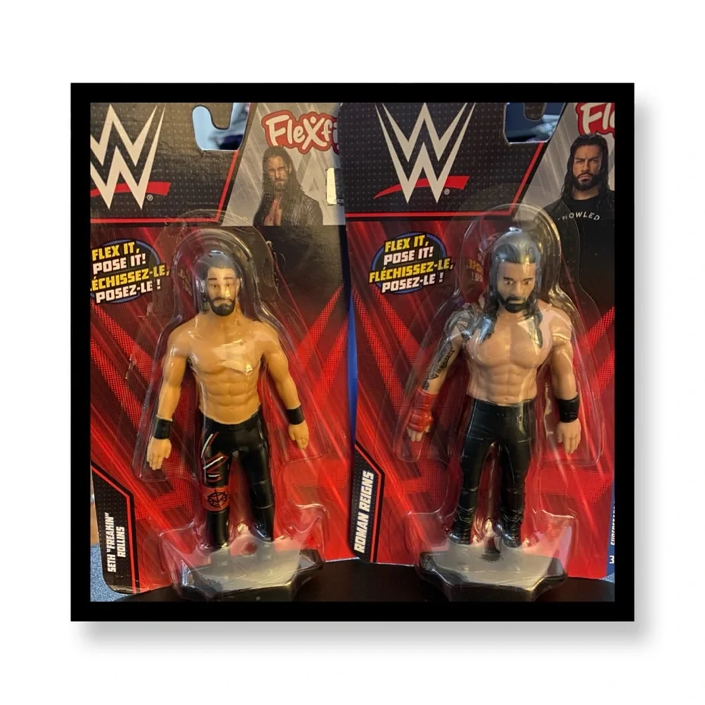 New in Package-WWE FlexForce Dynamic Duo Action Figures - Red and Black